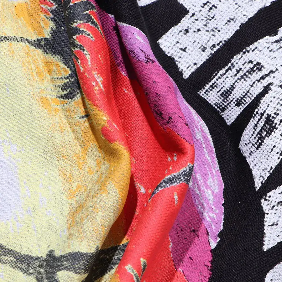 Parisian 25ss Sunset Eiffel Coconut Print Short Sleeve