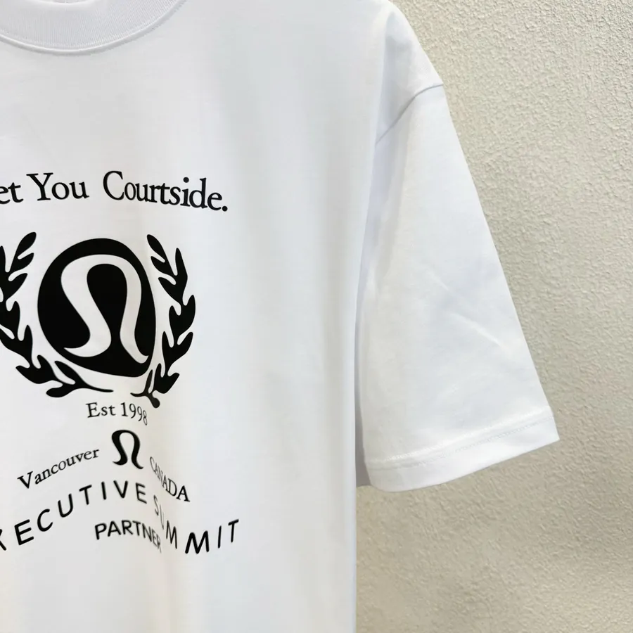 Lululemon Original Logo Print Oversized T Shirt