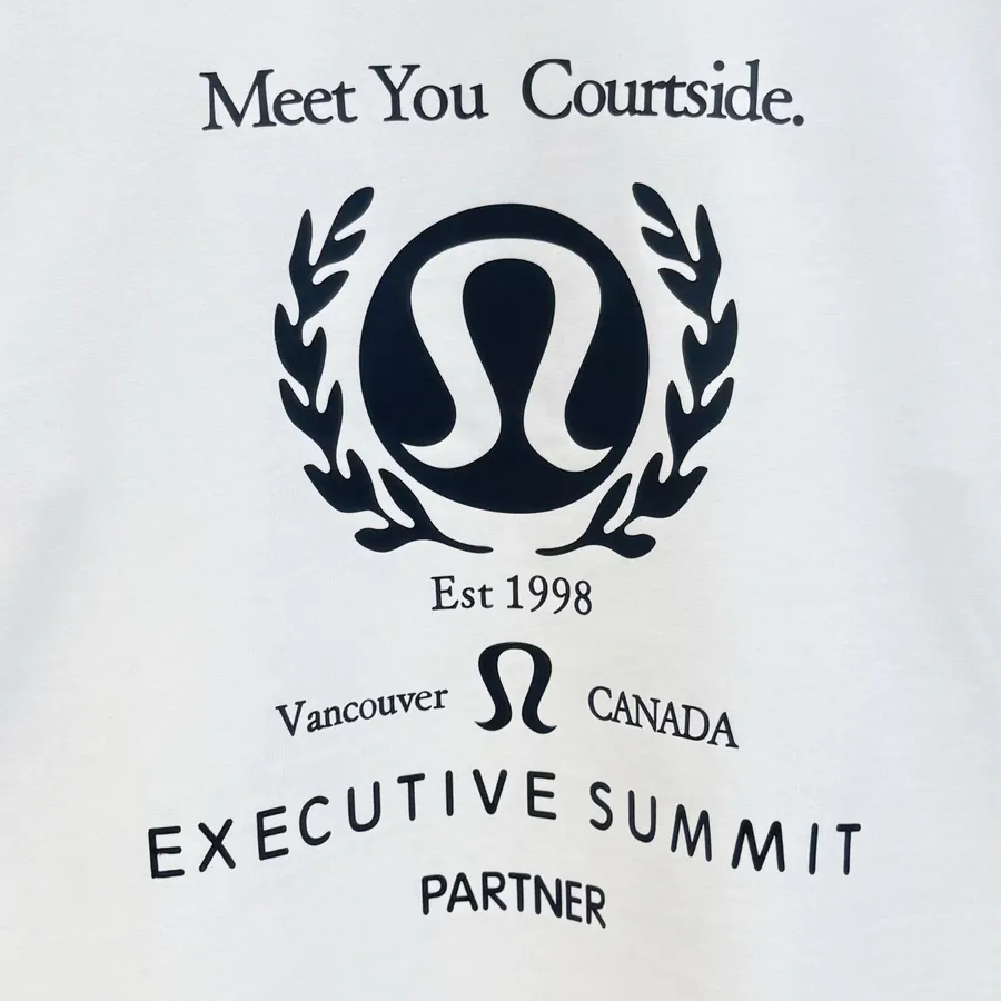 Lululemon Original Logo Print Oversized T Shirt