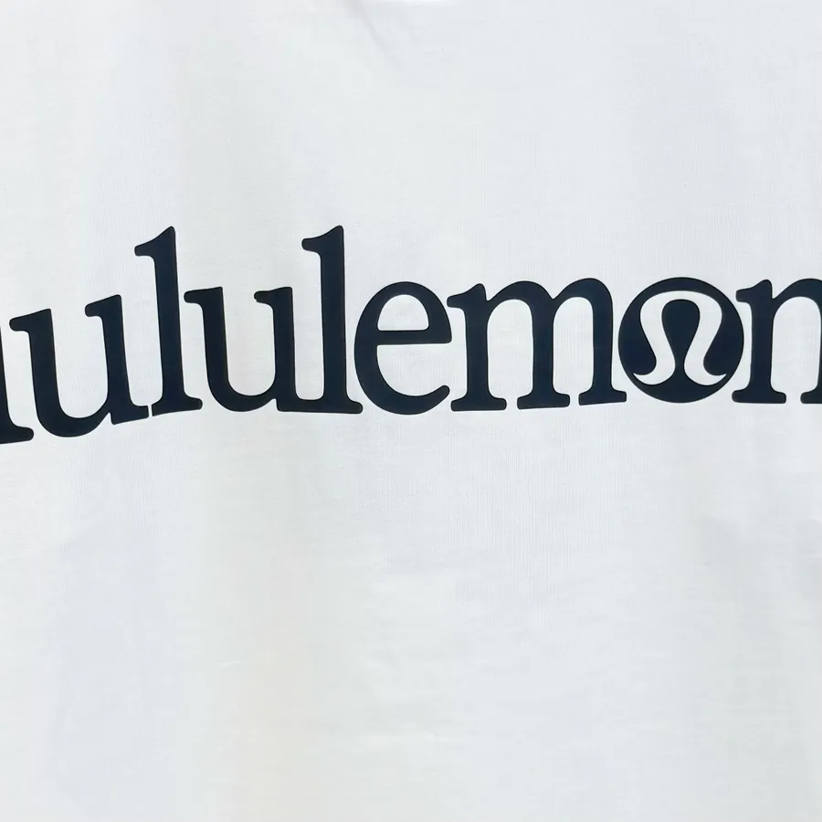 Lululemon Original Logo Print Oversized T Shirt