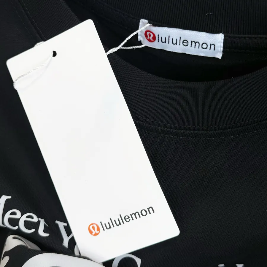 Lululemon Original Logo Print Oversized T Shirt