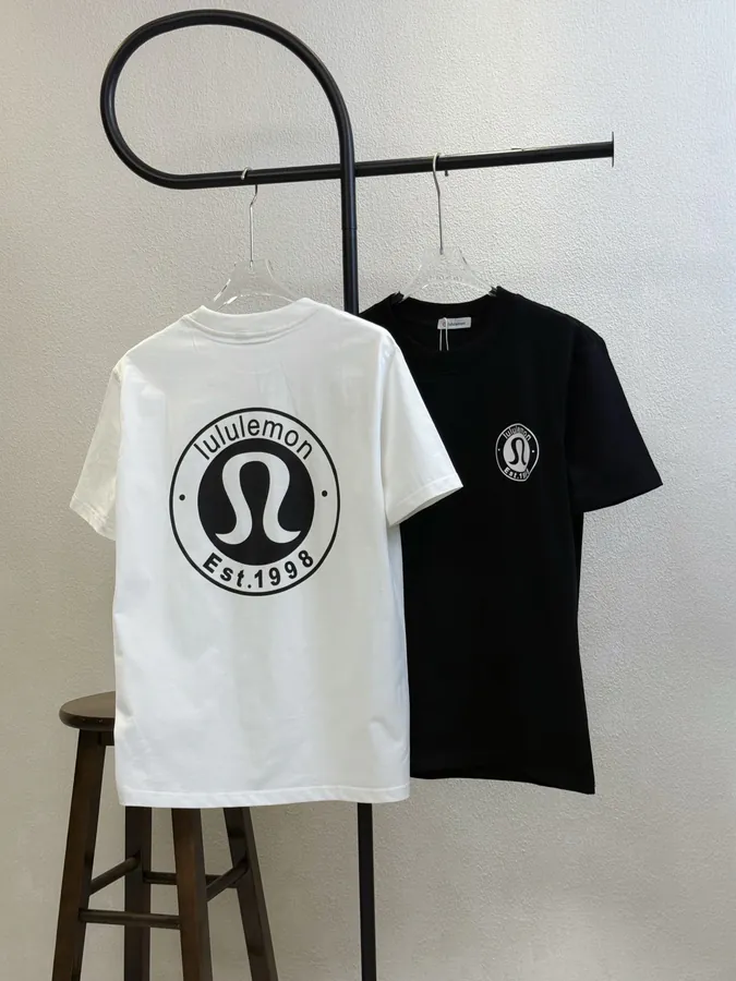 Lululemon Original Label Letter Print Oversized T Shirt