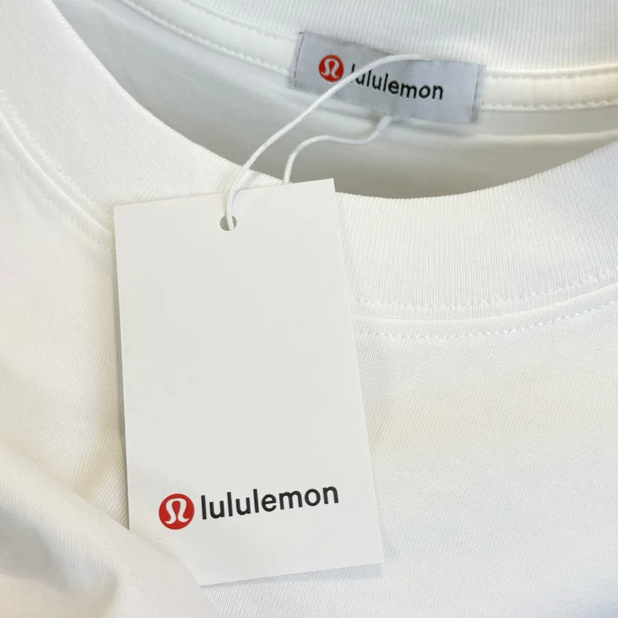 Lululemon Original Label Letter Print Oversized T Shirt