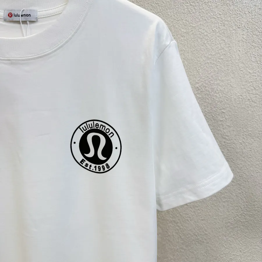 Lululemon Original Label Letter Print Oversized T Shirt