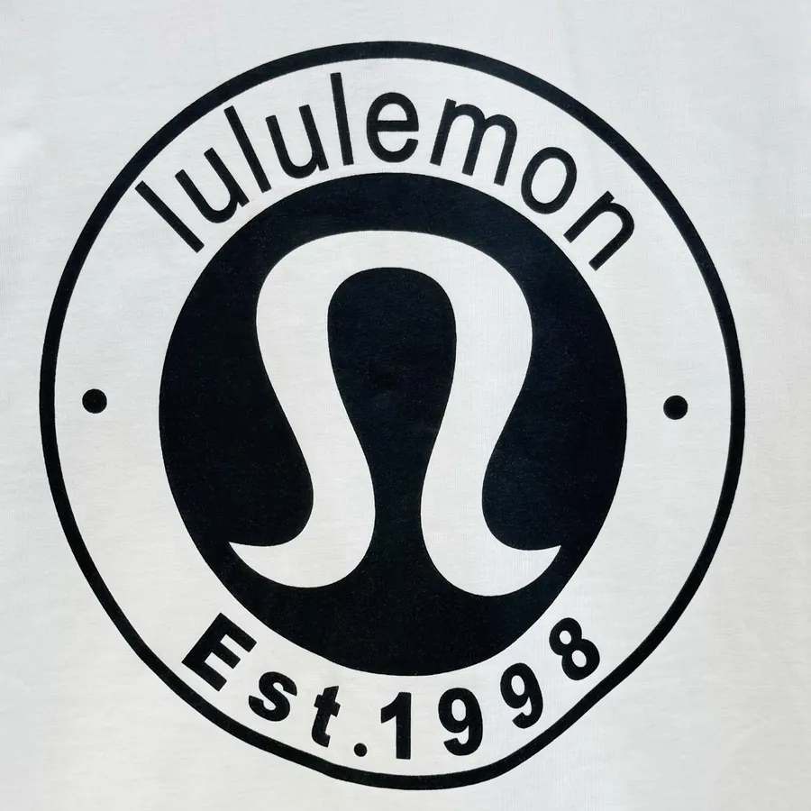 Lululemon Original Label Letter Print Oversized T Shirt