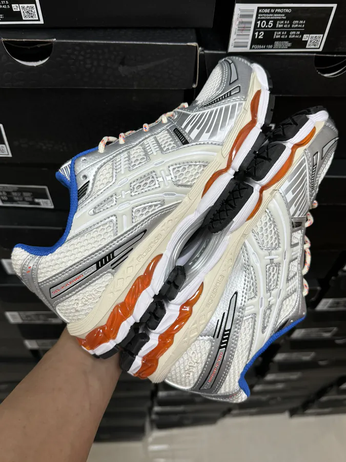 KITH x GEL Kayano 12.1 Comfortable and Stylish Low Top Running Shoes