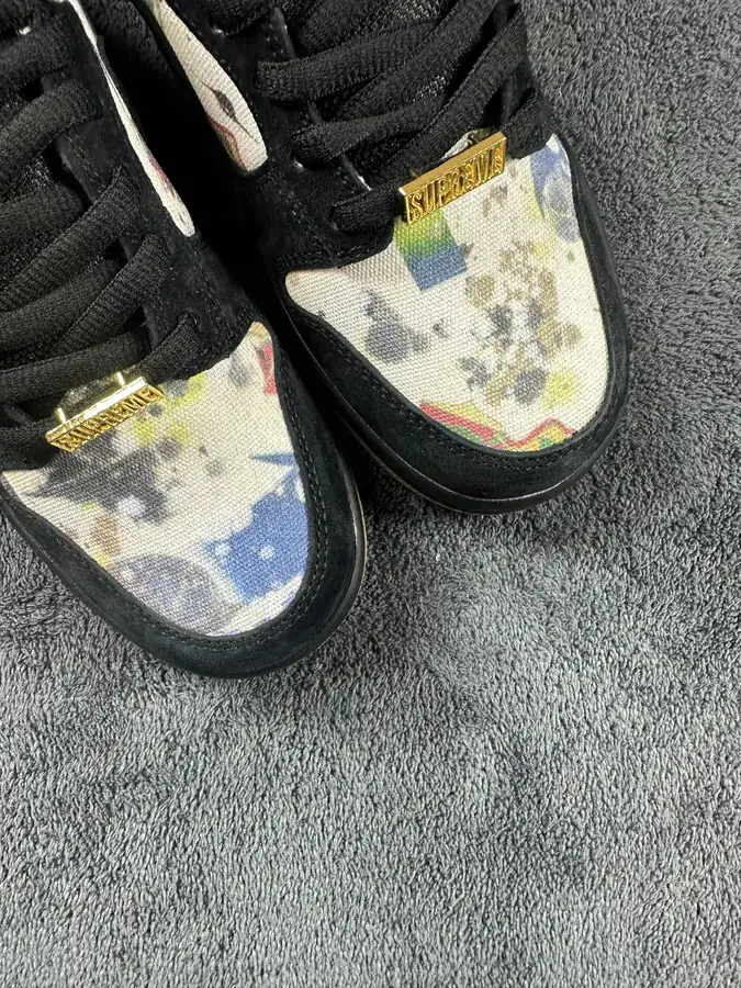 Supreme x Dunk SB Low Canvas Oil Painting