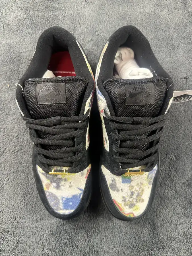 Supreme x Dunk SB Low Canvas Oil Painting