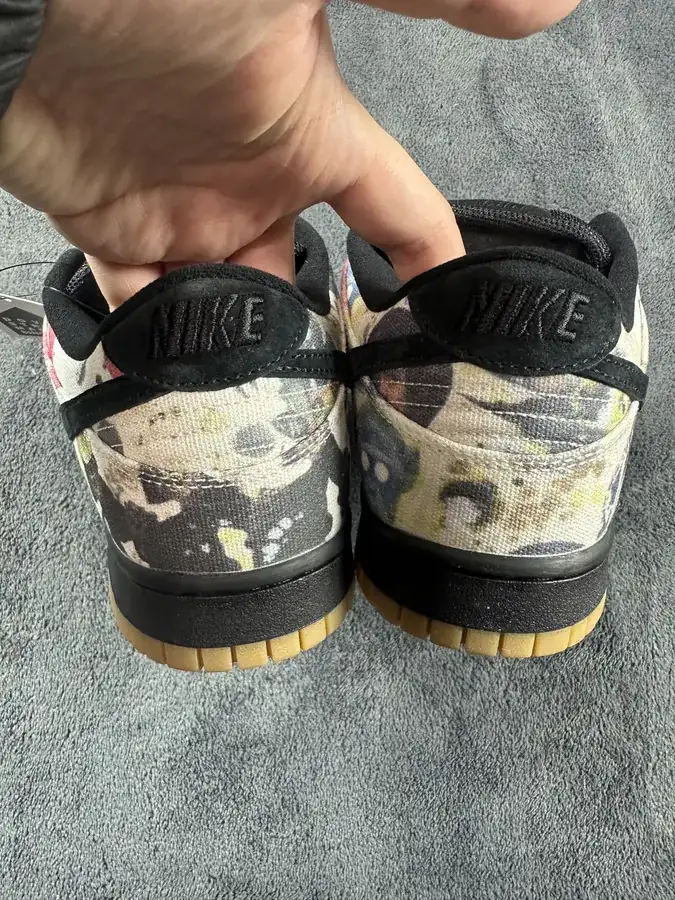 Supreme x Dunk SB Low Canvas Oil Painting