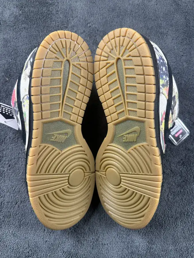 Supreme x Dunk SB Low Canvas Oil Painting