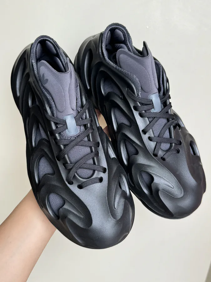 AdiFOM Q Black Mesh Sneakers