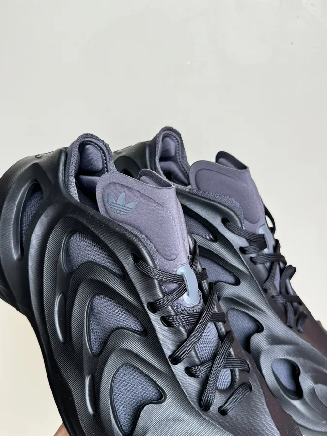 AdiFOM Q Black Mesh Sneakers