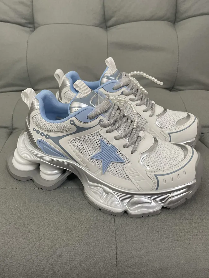GG CC Sport Sneaker with Retro Thick Sole