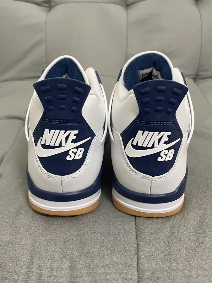 SB x Air 4 Retro Basketball Shoes Navy