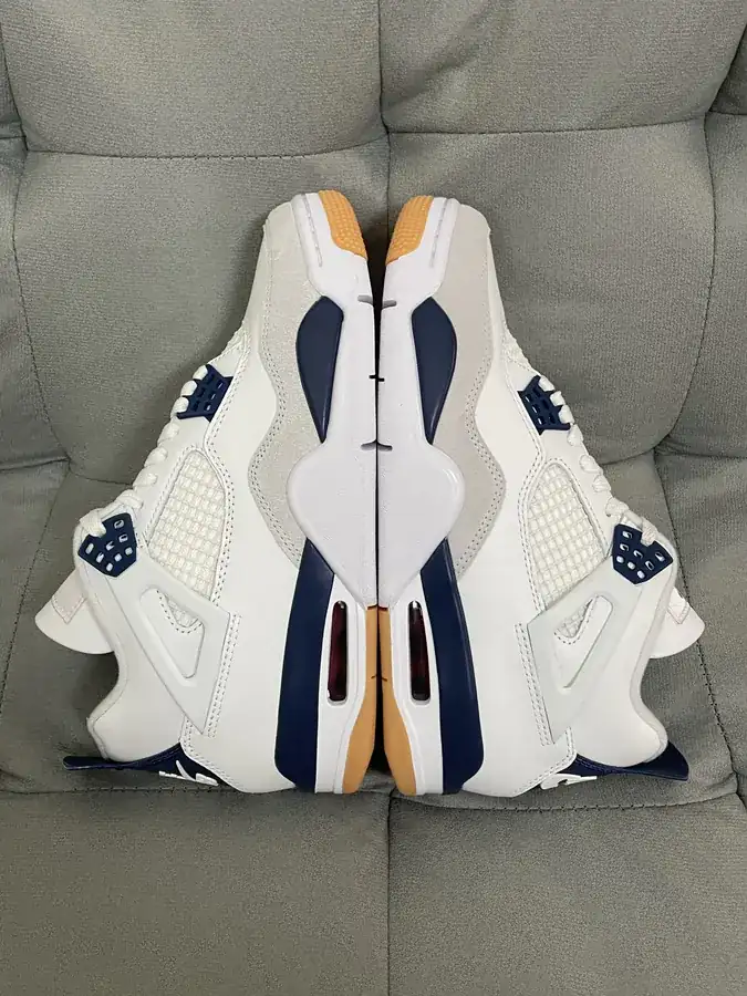 SB x Air 4 Retro Basketball Shoes Navy