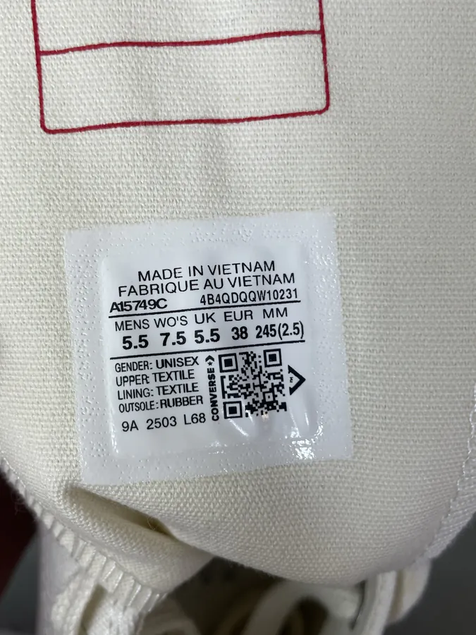 Chu Taylor 70S Seasonal High Top Canvas Shoes for Women