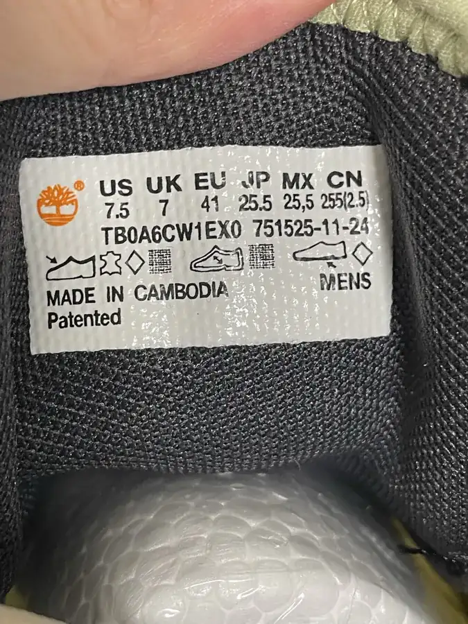 Shoe visual reference image