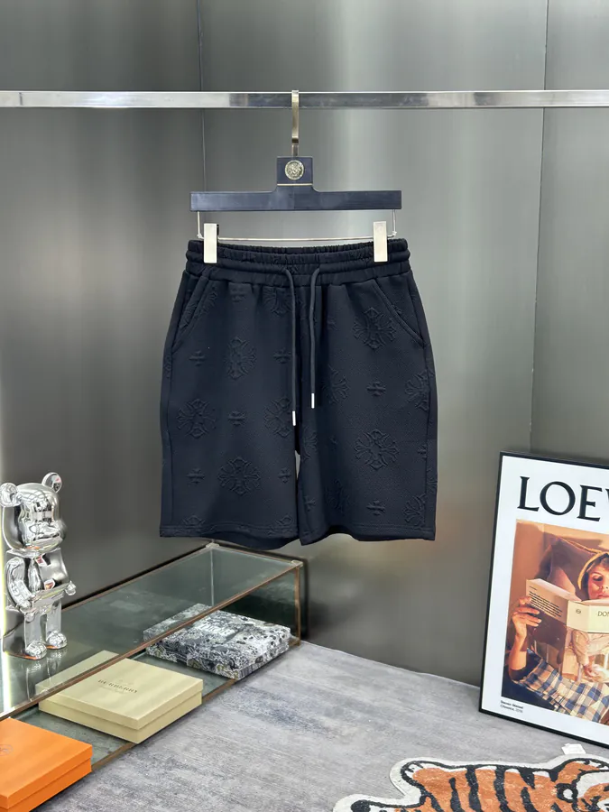 CROOS 2025 Spring Summer New Knit Shorts with Embroidery