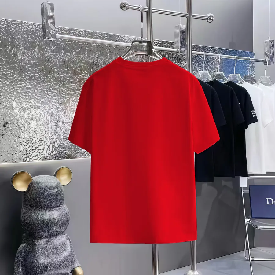 MiuMiu Print Round Neck Short Sleeve T Shirt