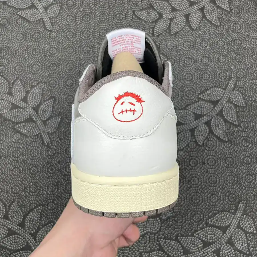 TS Collaboration White Brown Low Top Sneaker