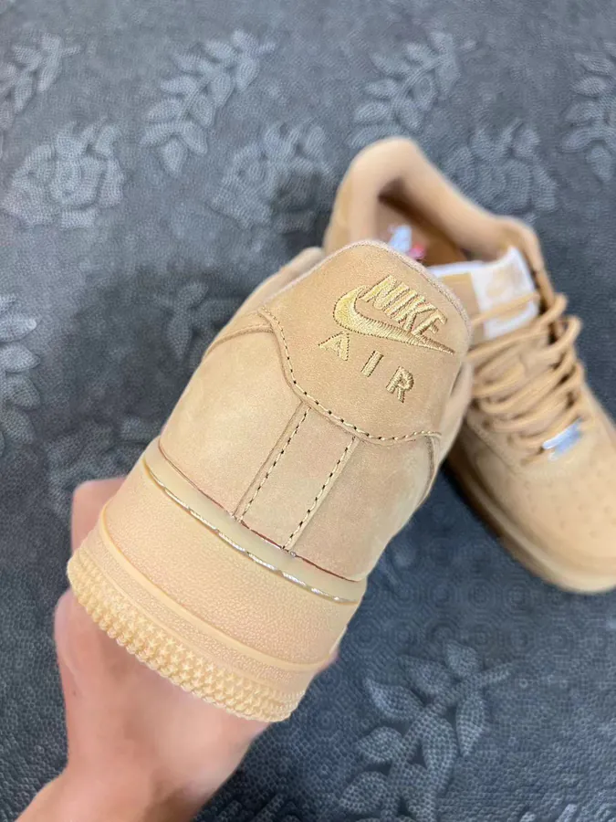 Supreme Box Logo Air Force 1 Wheat Sneaker