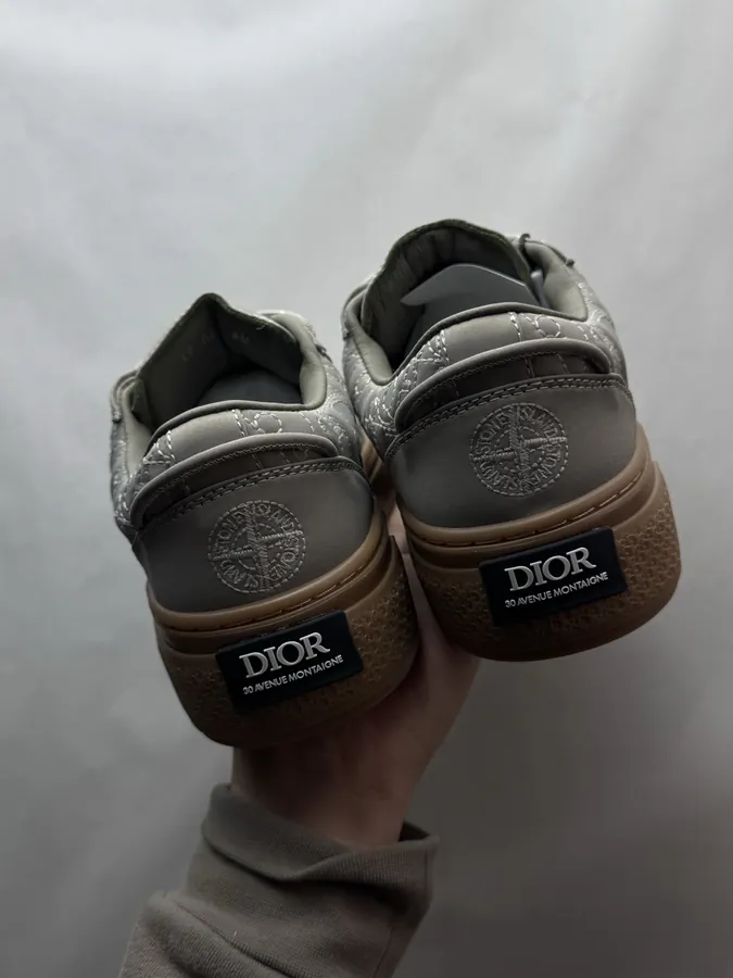STONE ISLAND x B33 Grey Bucket Bag