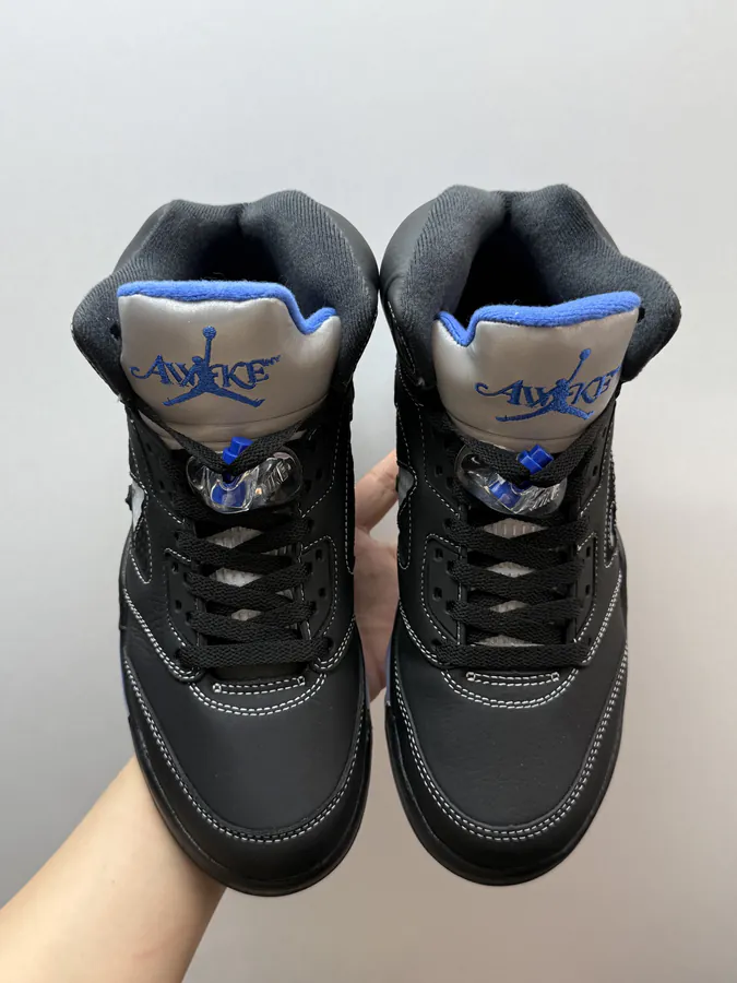 Awake x Air 5 Collaboration Black Blue Sneaker