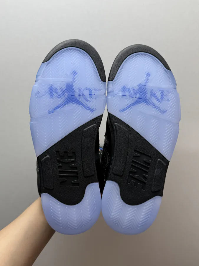 Awake x Air 5 Collaboration Black Blue Sneaker