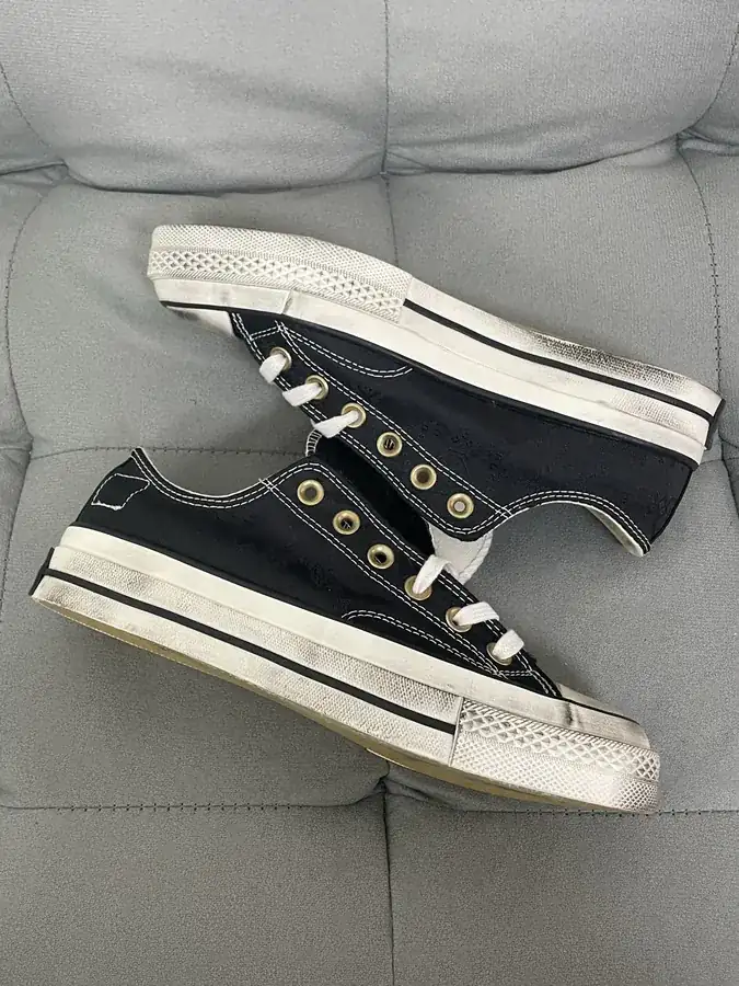 Customized Canvas Low Top Sneakers Chu 70 Head Heel