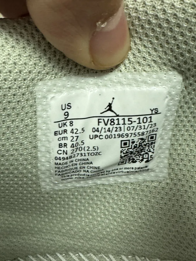 Original 312 Cement White Grey Color