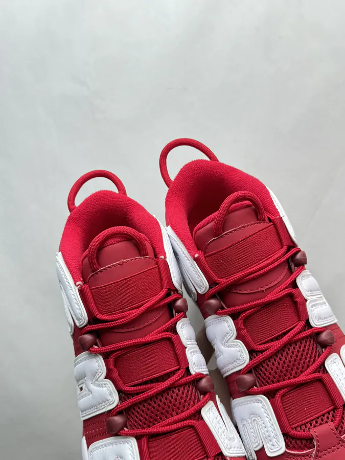 Supreme x Nike Air More Uptempo Red White