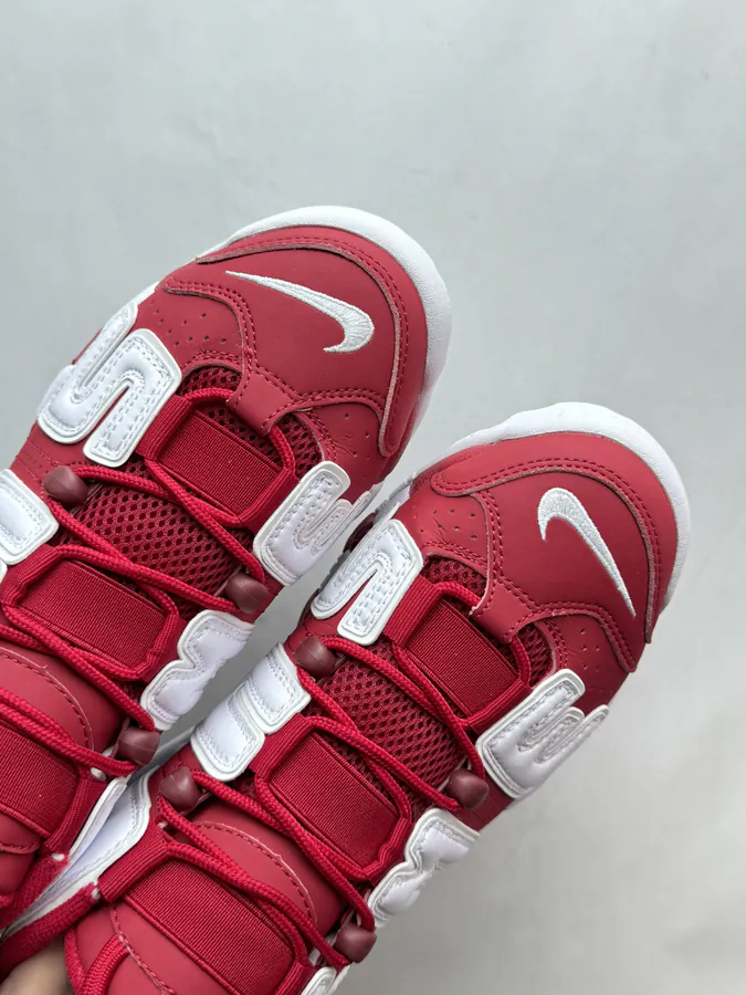 Supreme x Nike Air More Uptempo Red White