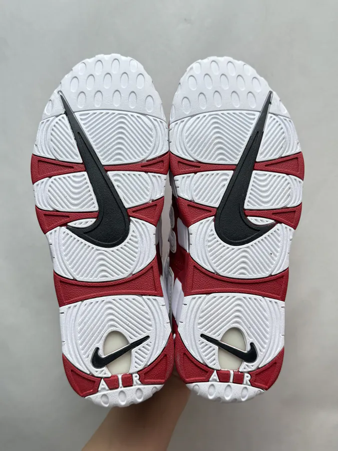 Supreme x Nike Air More Uptempo Red White