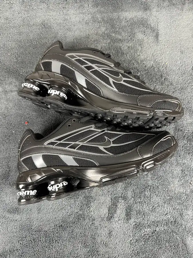 Supreme x Nike Shox Ride 2 Vintage Classic Breathable Low Sneakers