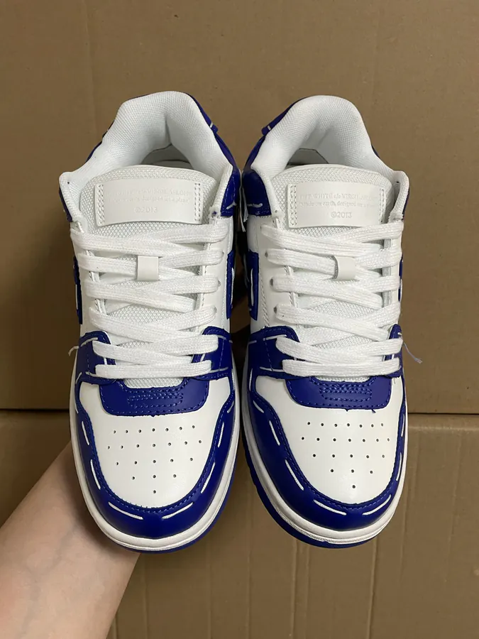 OFF WHITE Sartorial Low Top Sneaker Blue Purple