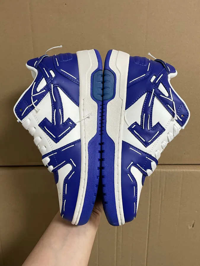 OFF WHITE Sartorial Low Top Sneaker Blue Purple