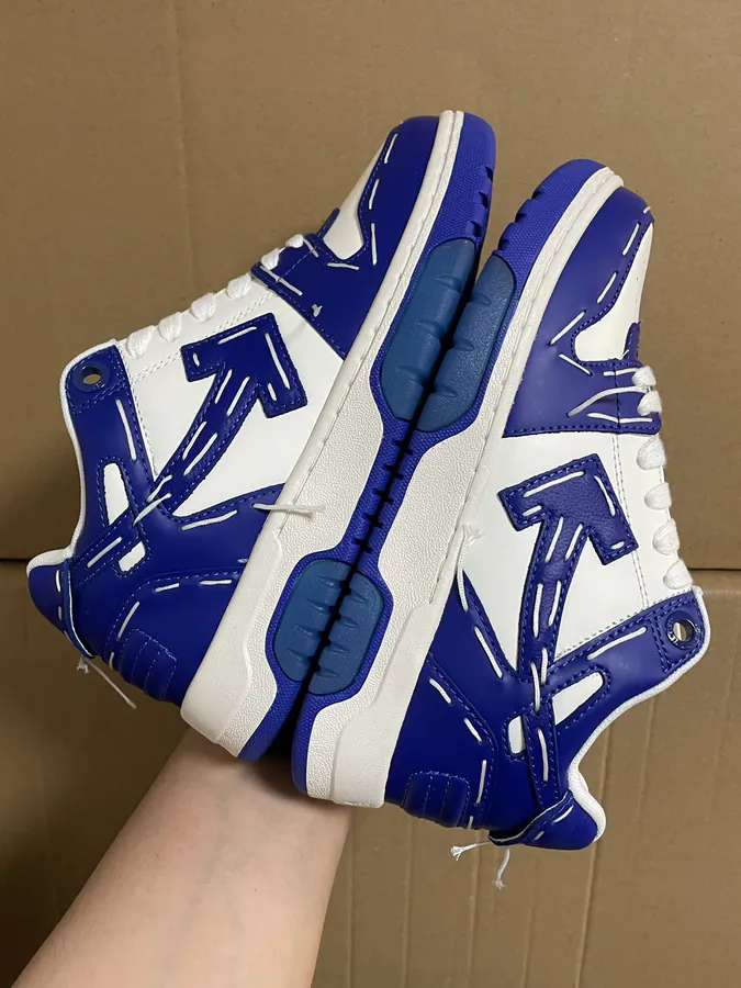 OFF WHITE Sartorial Low Top Sneaker Blue Purple