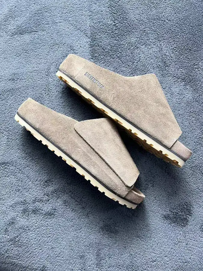 Birkenstock x Fear of God Collaboration Leather Suede Slippers in Three Colors