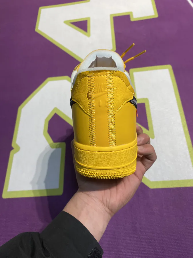 OFF WHITE × Air Force 1 Yellow with KONES Dual Production