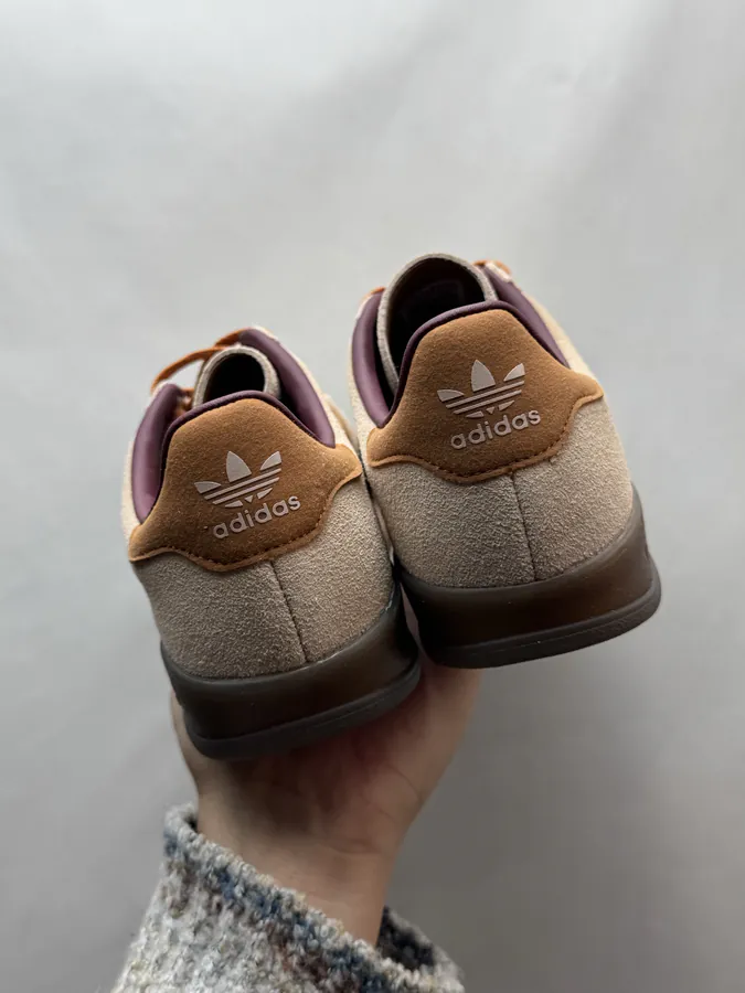 CLOT x adidas originals GAZELLE in Brown Grey