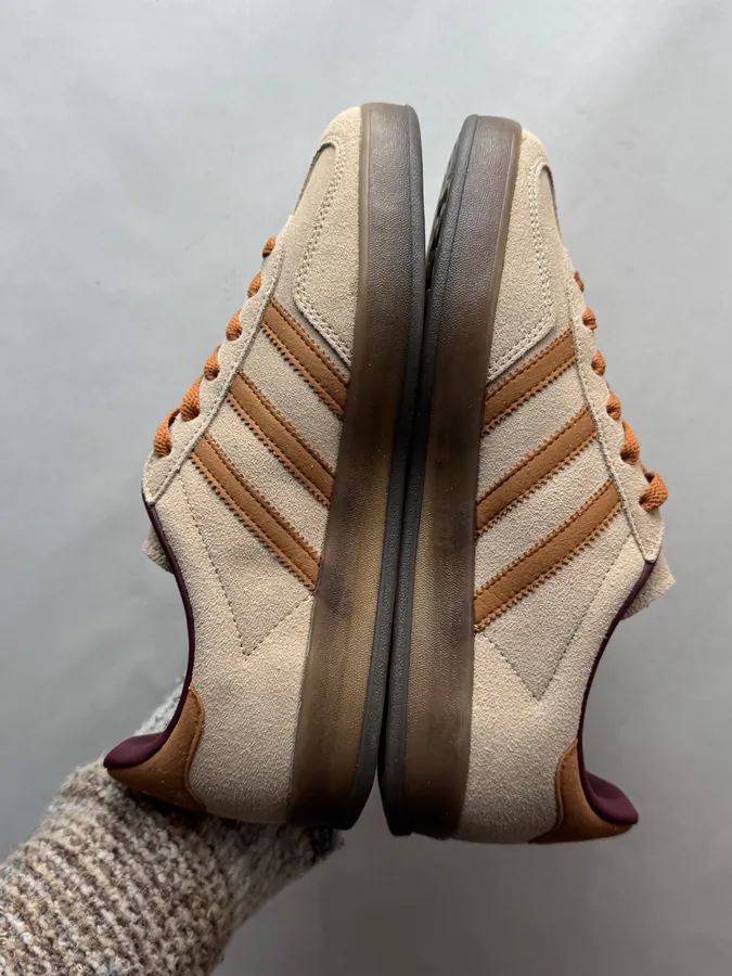 CLOT x adidas originals GAZELLE in Brown Grey