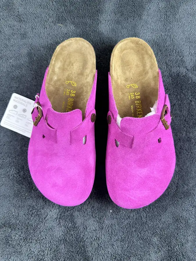 Birkenstock Boston Premium Leather Slippers for Men and Women