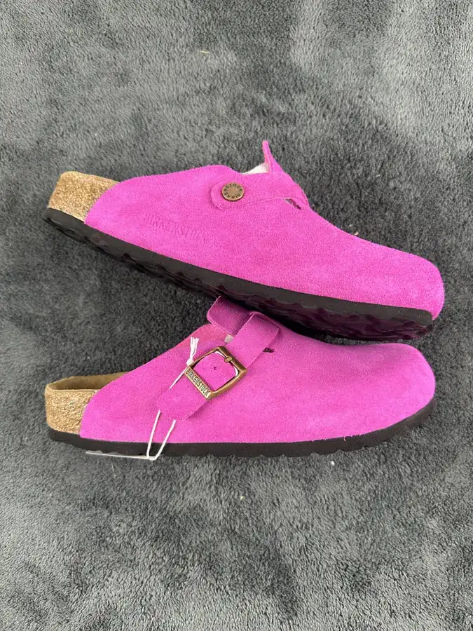 Birkenstock Boston Premium Leather Slippers for Men and Women