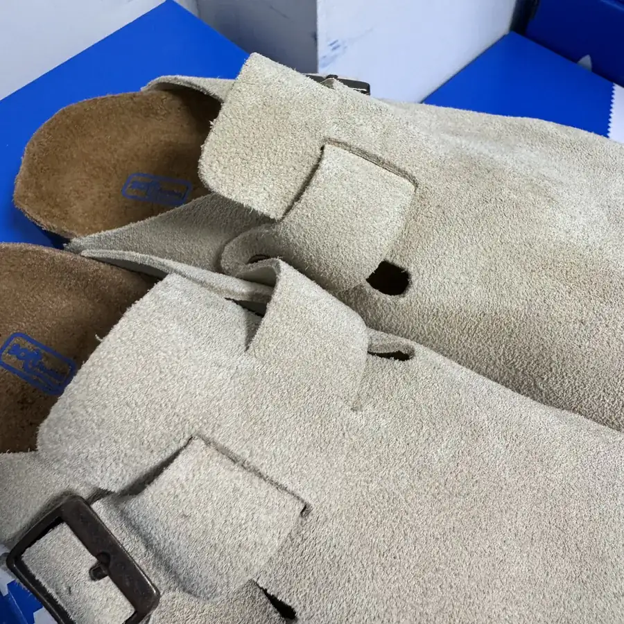 Birkenstock Flip Flop Slippers with Suede Sole