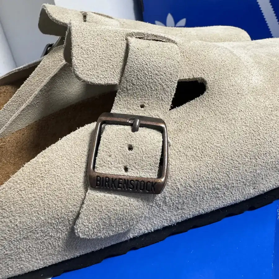 Birkenstock Flip Flop Slippers with Suede Sole