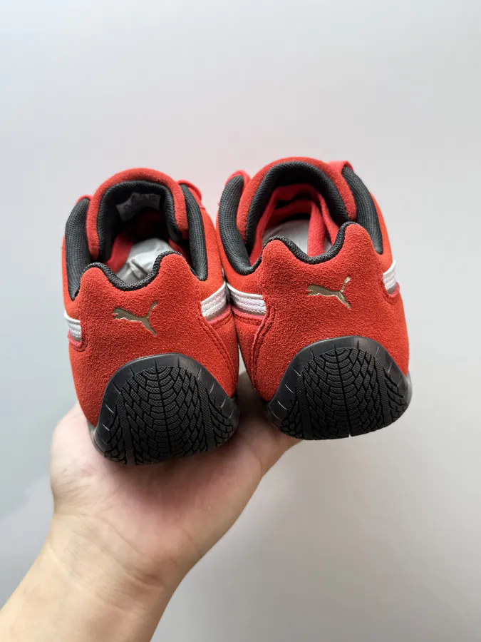 Ferrari x PUMA Speedcat Sneaker in Red and White