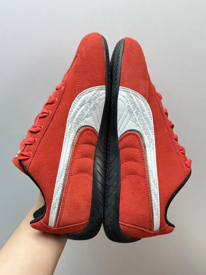 Ferrari x PUMA Speedcat Sneaker in Red and White