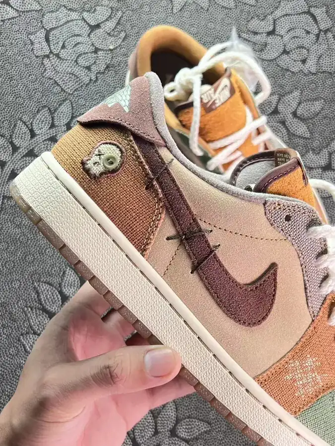 Zion Williamson x Air Jordan 1 Retro Low OG Voodoo Sneakers