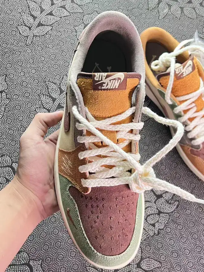 Zion Williamson x Air Jordan 1 Retro Low OG Voodoo Sneakers