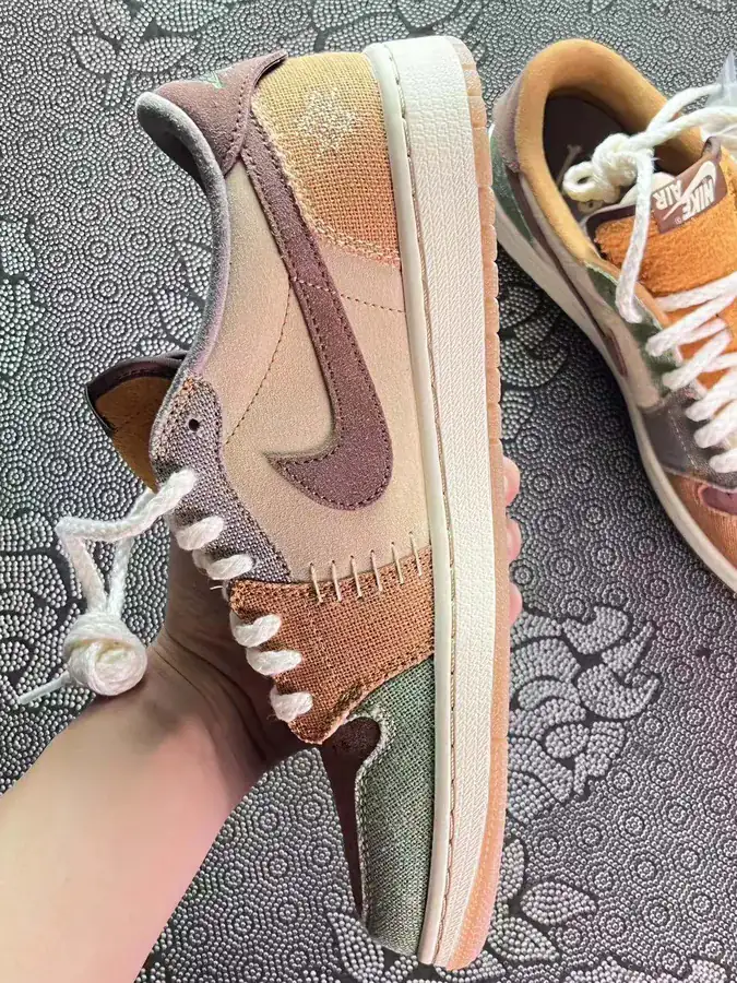 Zion Williamson x Air Jordan 1 Retro Low OG Voodoo Sneakers